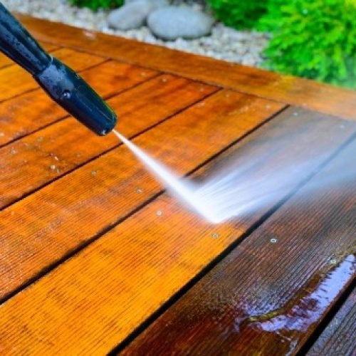 Pressure Washing Deck